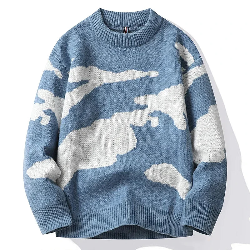 Cartoon Cloud Companions Sweater