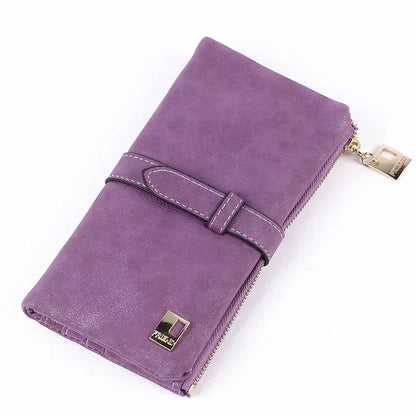 New Womens Two Fold Long Wallets