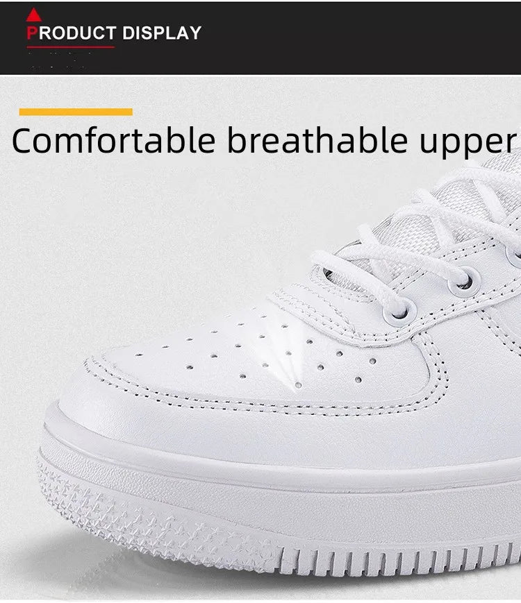 Orange Line Lace Up High Quality Men Leather Boots