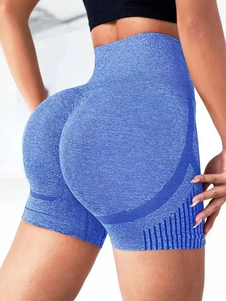 Workout Gym Style Women High Waist Shorts