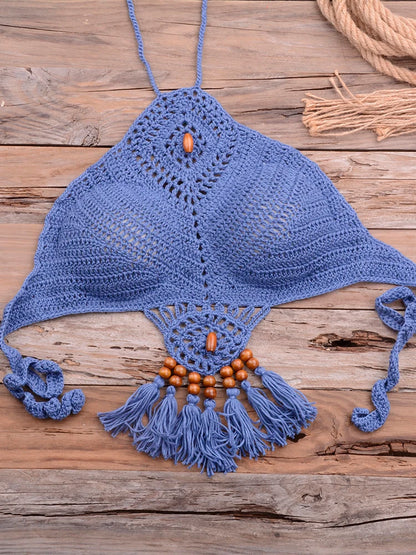 Womens Crochet Micro Brazilian Bikini Tops