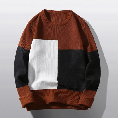 Men's Colorblock Sweater: Cozy, Stylish, and Casual for a Fashion-Forward Look