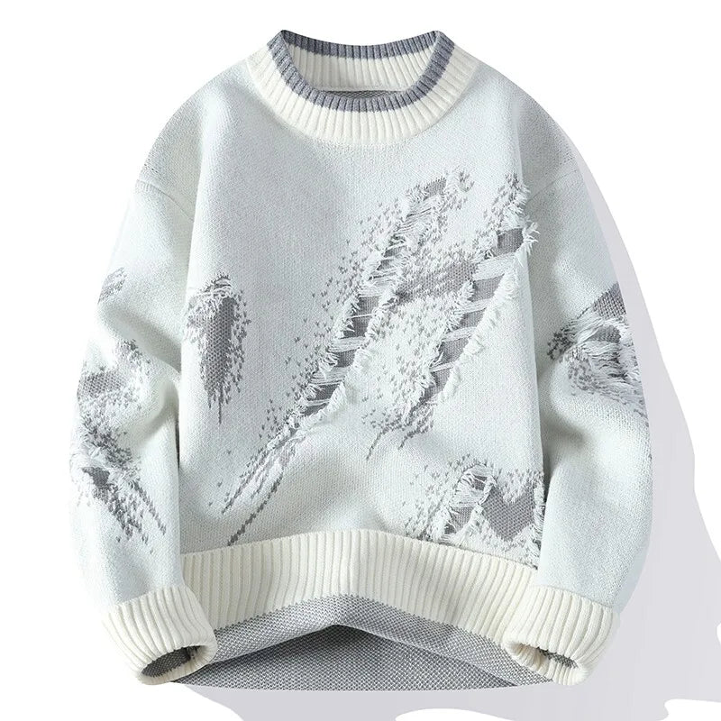 Cartoon Cloud Companions Sweater