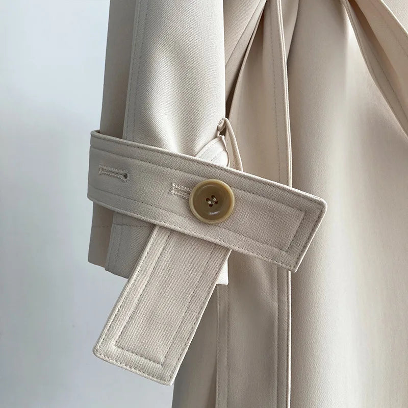 Women Vintage Windbraker Trench Coats