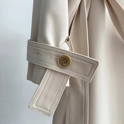 Women Vintage Windbraker Trench Coats