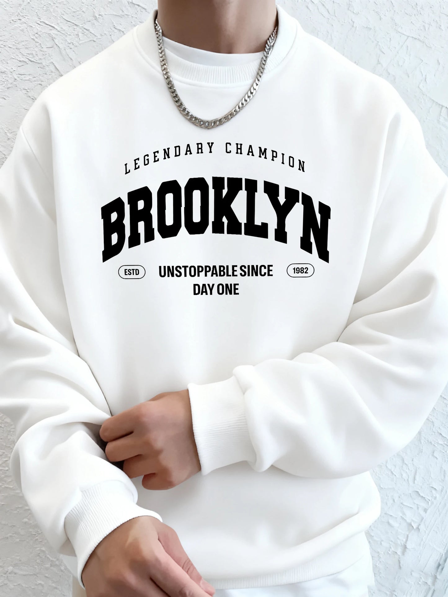 Womens Casual Superior Brooklyn Print Sweatshirts