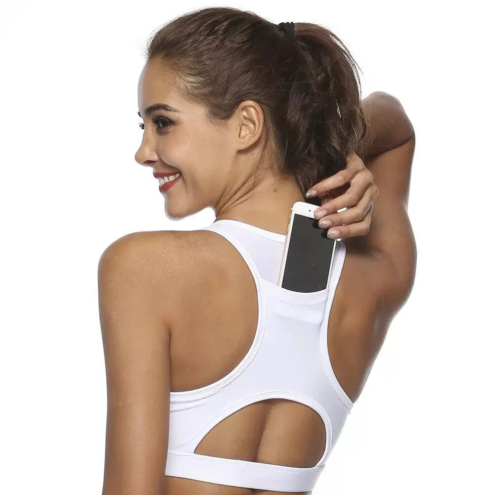 Women Breathable Breast Gym Fitness Tops