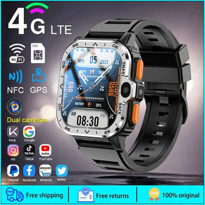 4 Core Cpu 8Gb 16Gb Rom Capacity Sim Card Supported Android Smartwatches For Students Kids