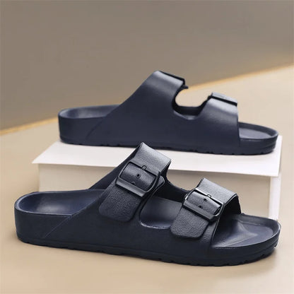 Minimalist White Beach Sandals for Your Next Summer Resort Vacation