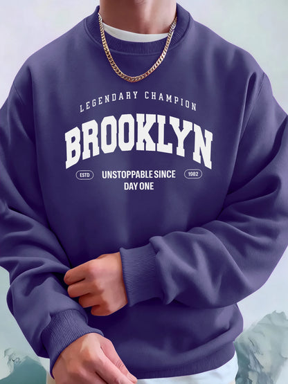 Womens Casual Superior Brooklyn Print Sweatshirts