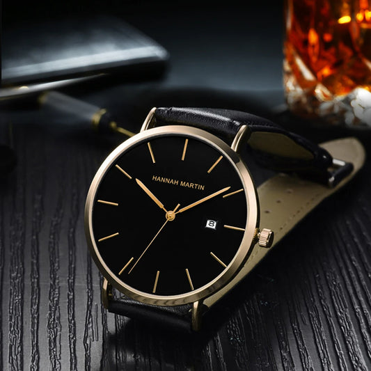 Mens Japan Quartz Movement Luxury Sport Classic Style Watches