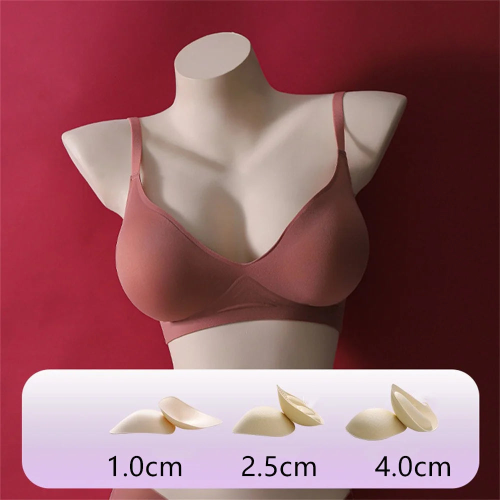 Externally Supported Push-Up Bra – Breathable Wire-Free Lift