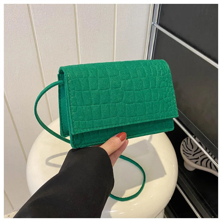 Themed Green Fashion Chic Womens Shoulder Bag