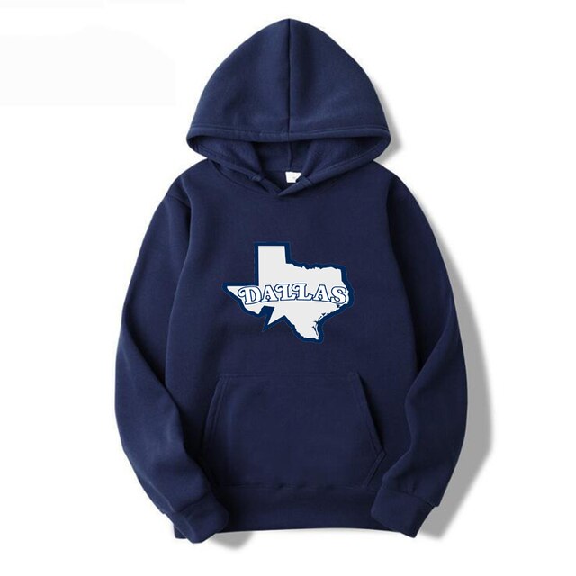 Dallas State Printed Unisex Warm Winter Hoodies
