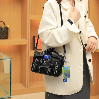 Womens Designer Jacket Zipper Handbags