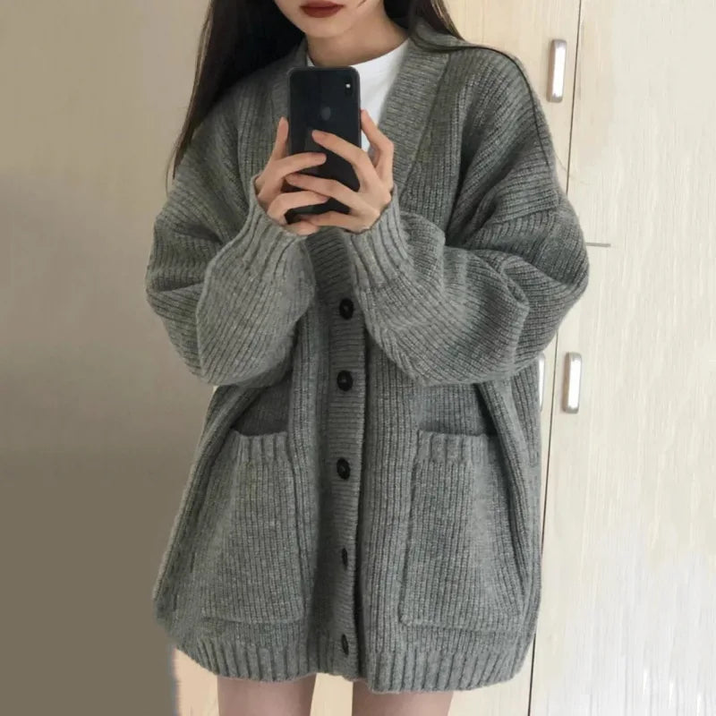 Womens Casual Autumn Long Cardigans