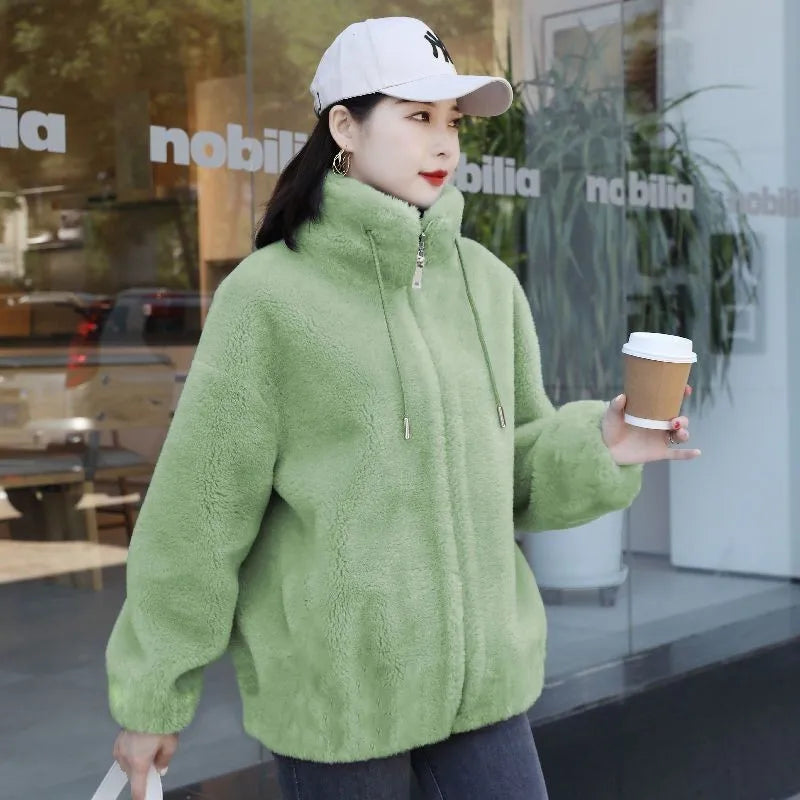 Luxury Warm Both Side Wearable Womens Long Wool Coats