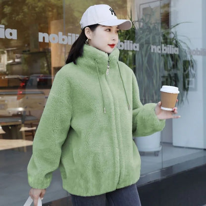 Luxury Warm Both Side Wearable Womens Long Wool Coats