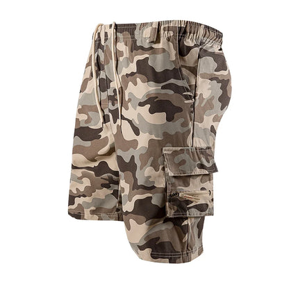 New Summer Fashion Men Casual Camouflage Military Plaid Beach Shorts