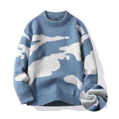 Cartoon Cloud Companions Sweater
