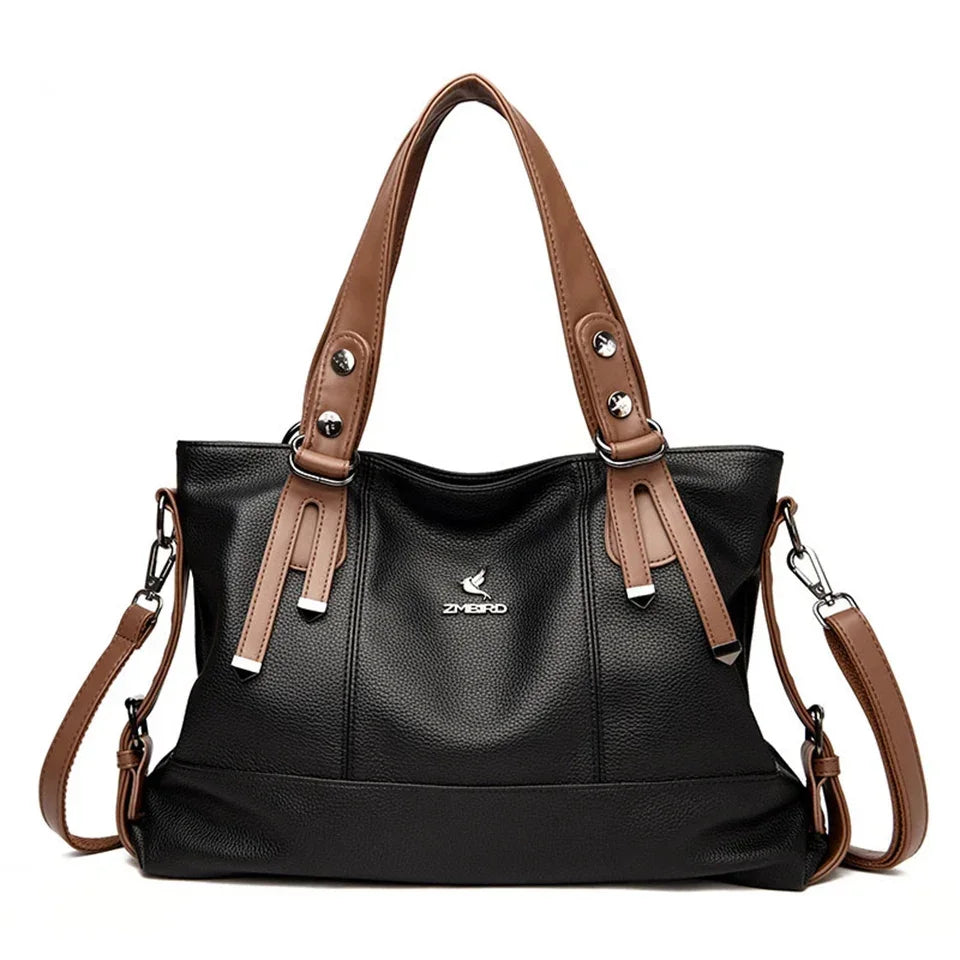 High Quality Genuine Leather Large Capacity Tote Bags