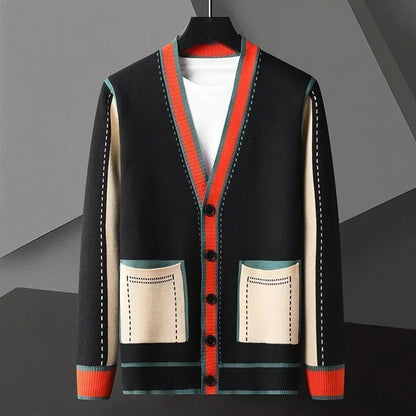 Street Style Edit - The Contrast Trim Cardigan Outfit Idea