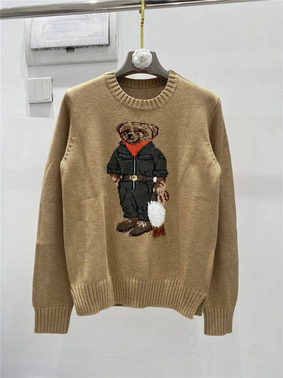 Womens Sweety Bear Cartoony Sweater