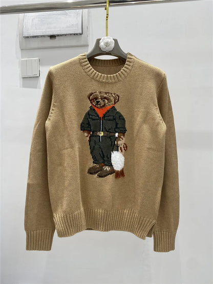 Womens Sweety Bear Cartoony Sweater