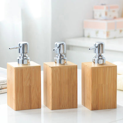 280ml Bamboo Lotion Soap Dispenser