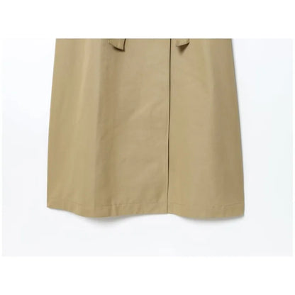 Double Breasted Windproof Women Vintage Long Trench Coats