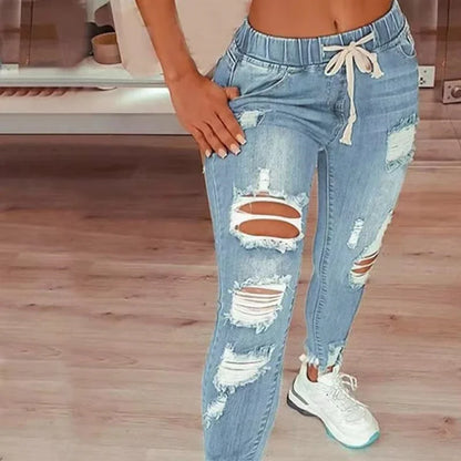Ripped Light Blue Jeans