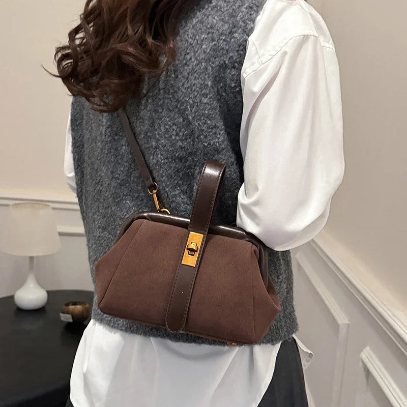 Fashionable Suede Crossbody Bags