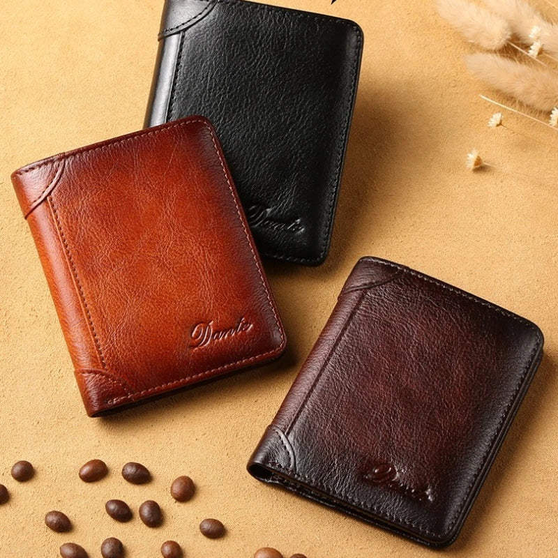 Refined Minimalist: Fold-Over Premium Leather Wallet
