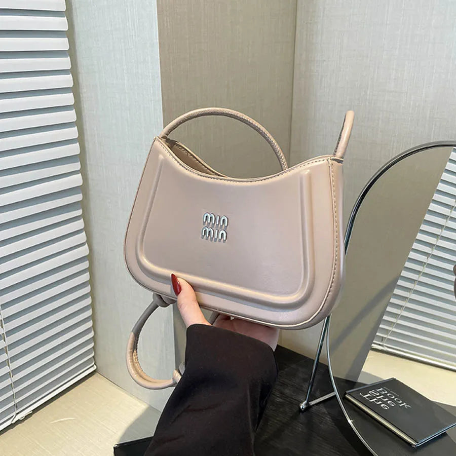 2025 Womens Trendy Frosted Handbag Stylish Single Shoulder Crossbody Bag With Hairball Charm