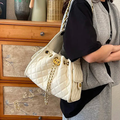 Black Luxury Large Capacity Genuine Leather Handbag For Women