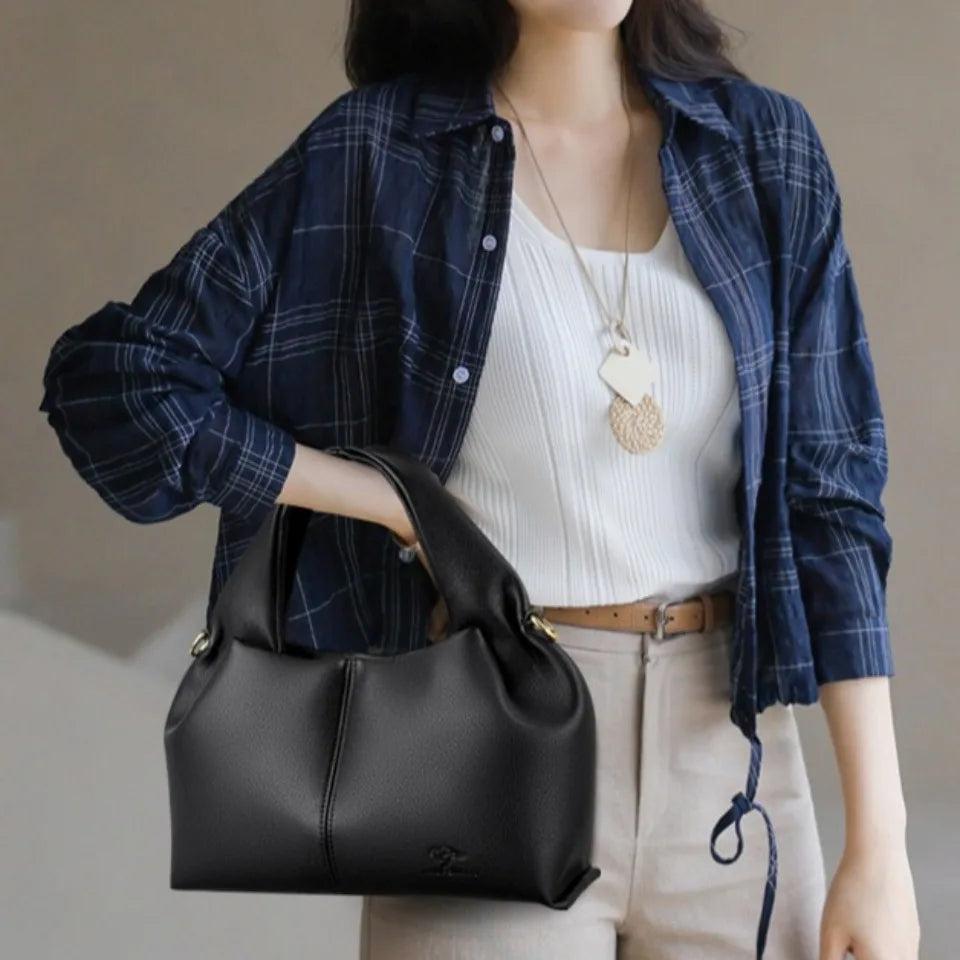 Designer Luxury Genuine Leather Womens Shoulder Tote Bag