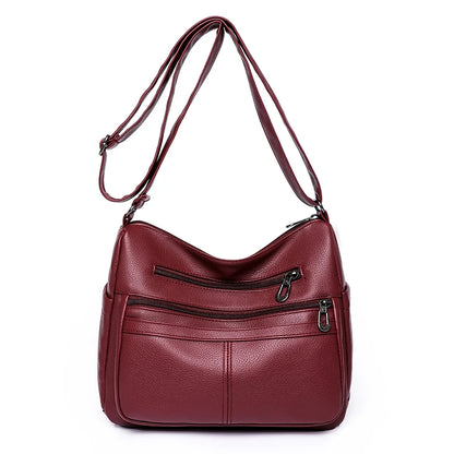 Rectangle Womens Soft Leather Handbags