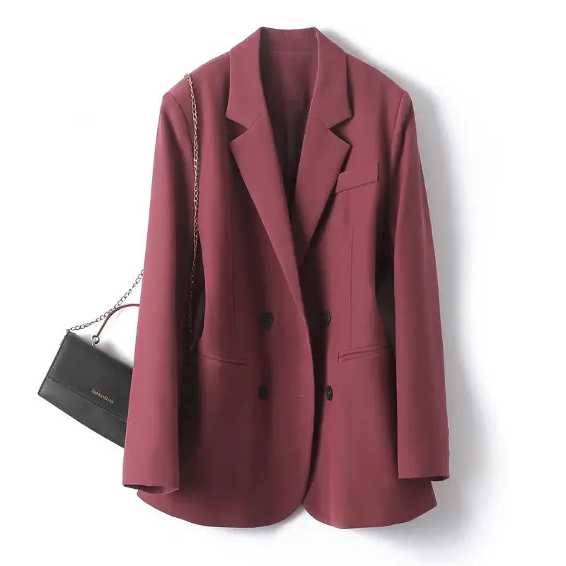 Office Fashion Open Stitch Thin Blazers