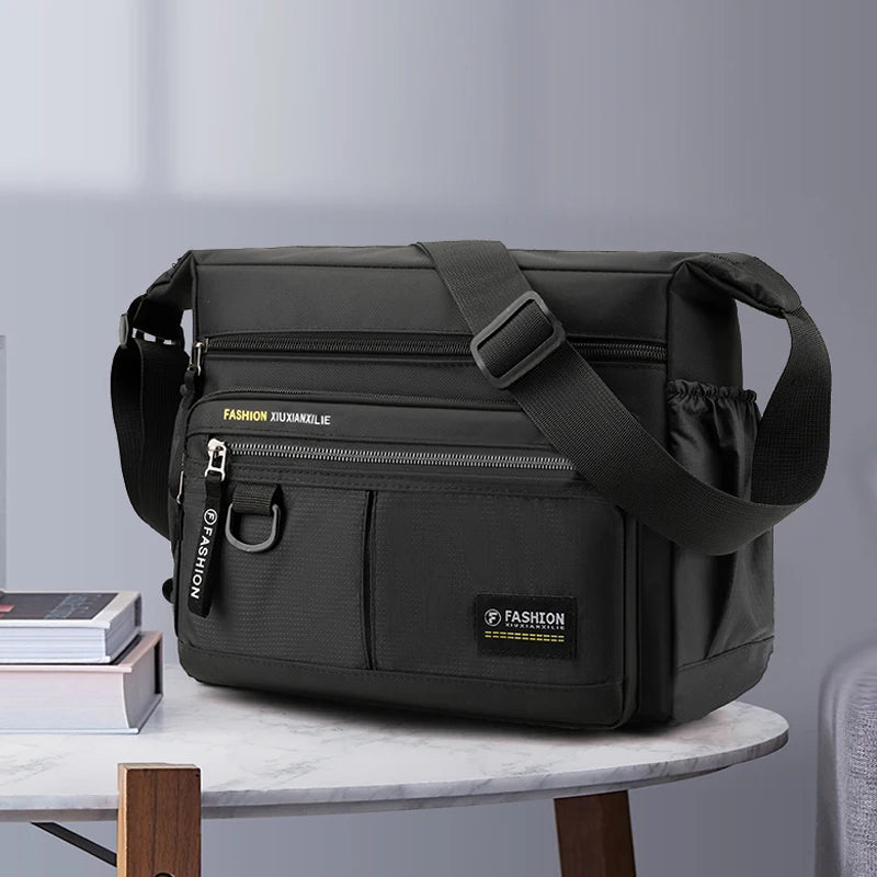 Mens Casual Shoulder Messenger Bag Stylish Crossbody Satchel For Everyday Use