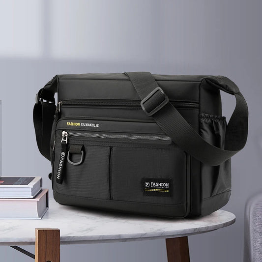 Mens Casual Shoulder Messenger Bag Stylish Crossbody Satchel For Everyday Use