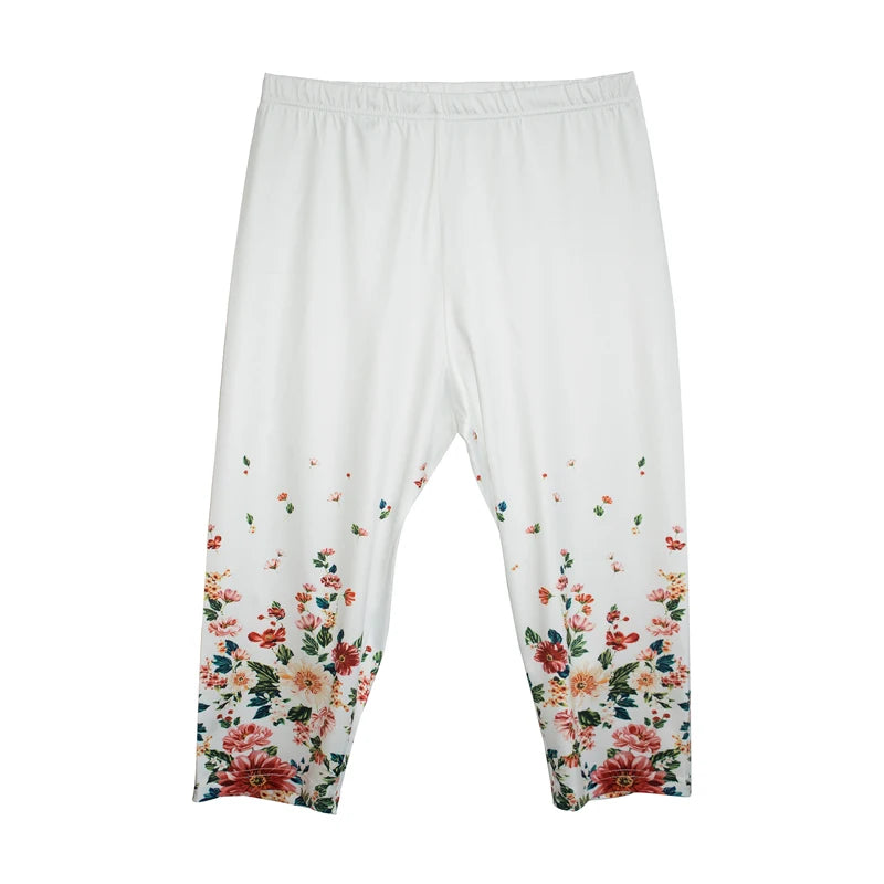 New Floral Capri Pants