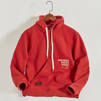 Lake Side In Winter North Shore Printed Cool Cotton Hoodies