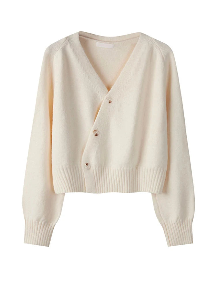 Playful Luxury: The Signature Cherry-Accent Cashmere Cardigan