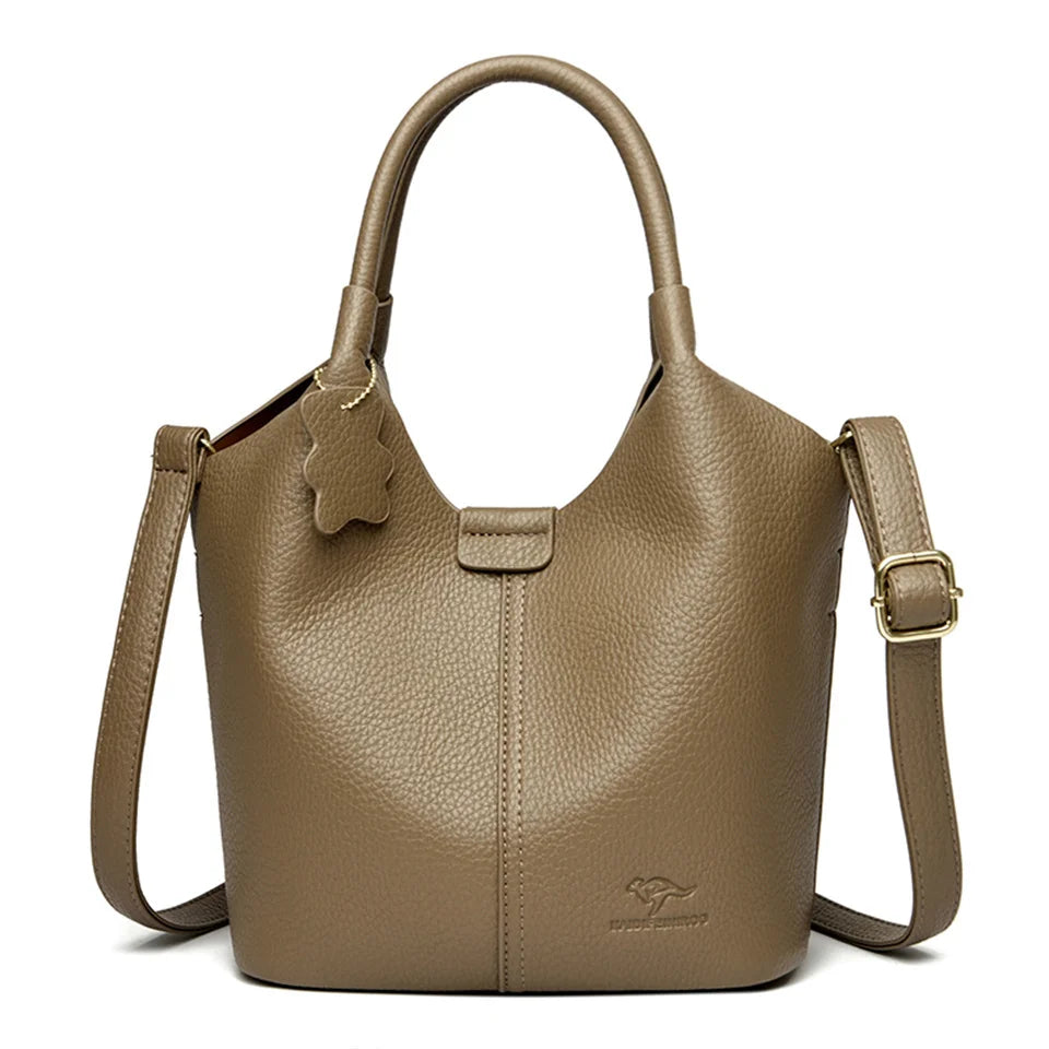 Minimal Womens Soft Leather Handbags