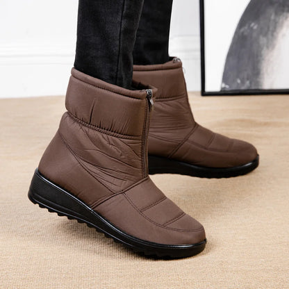 Womens Winter Front Up Zipper Cool Boots