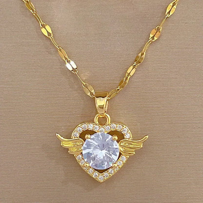 Heart Shaped All Pearl Necklace