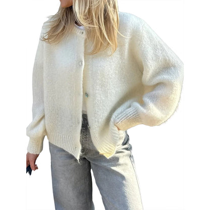 Casual Soft Single Breasted Cardigan Sweater