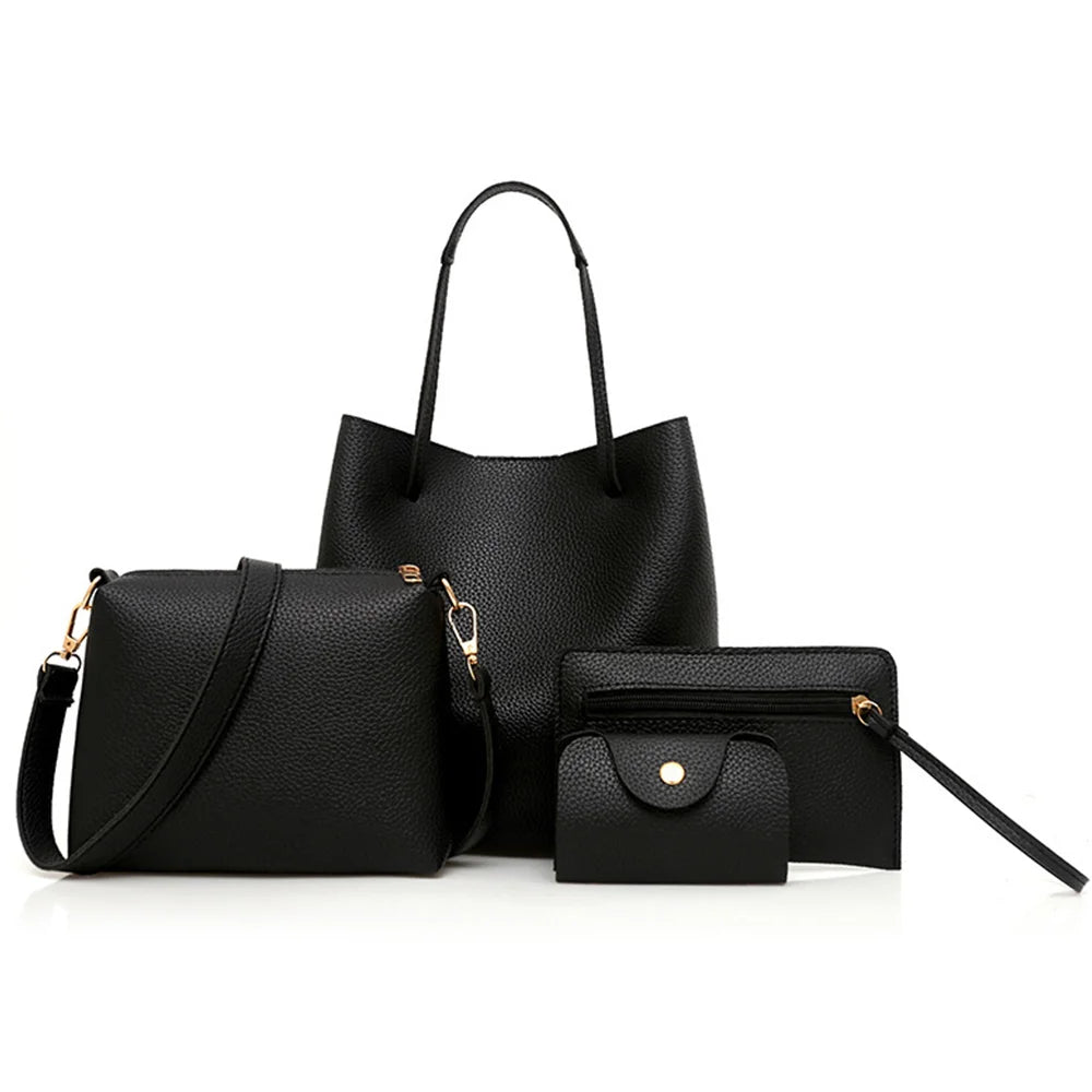 All In One Leather Handbag Sets
