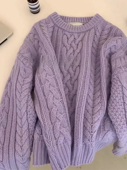 Womens Twisted Belted Long Sweaters