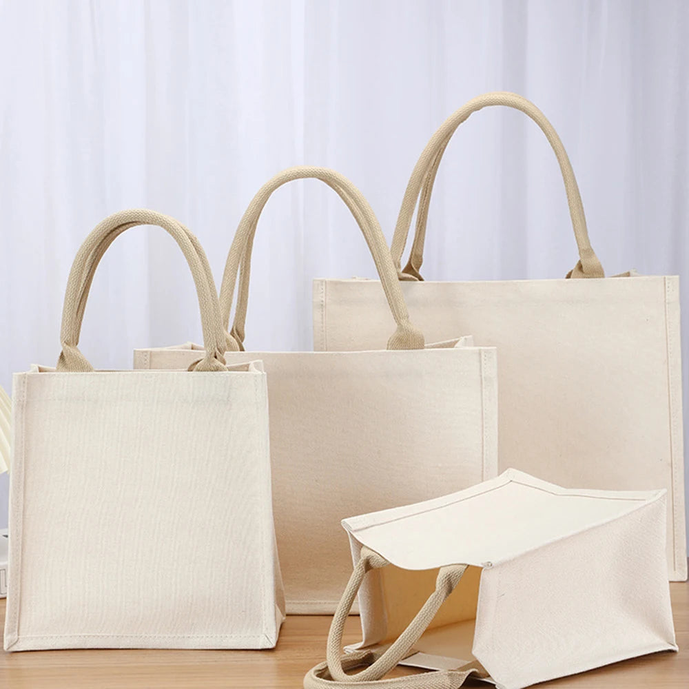 Eco Friendly Cotton Canvas Shopping Grocery Bags